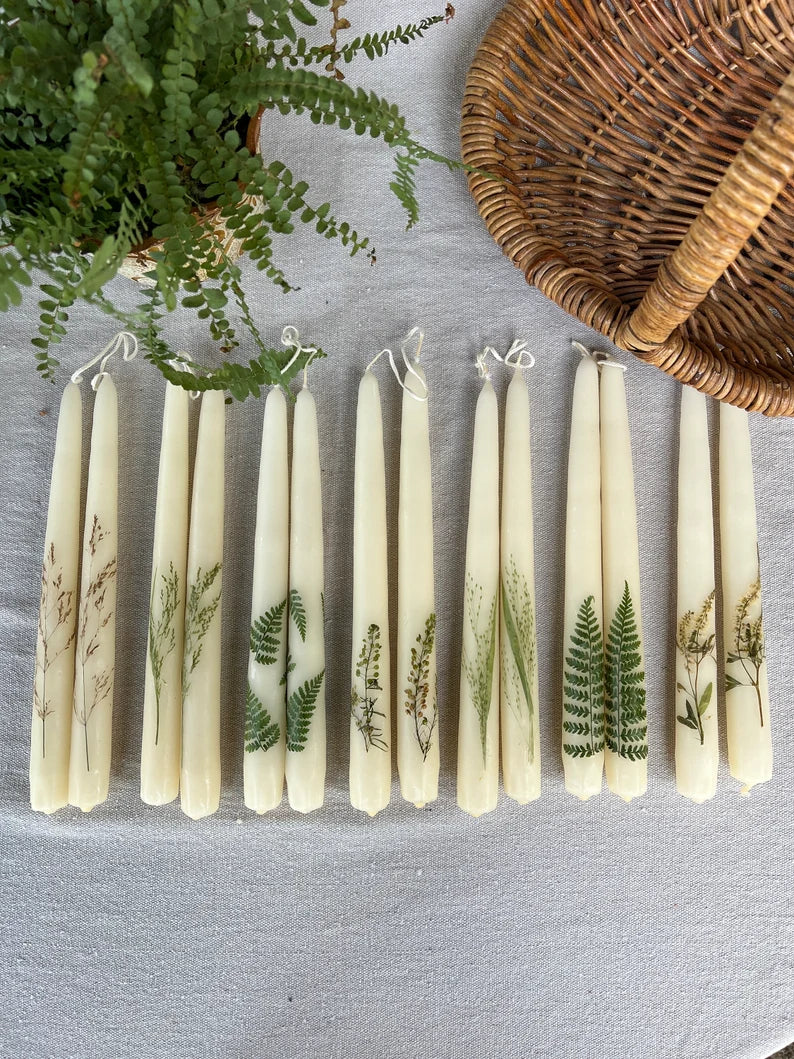 botanical tapers